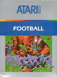 RealSports Football Atari 5200 US box art